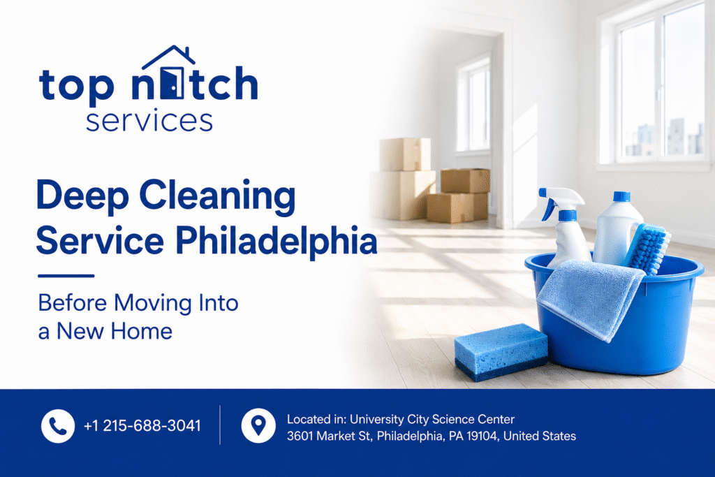 Deep Cleaning Service Philadelphia Before Moving Into a New Home