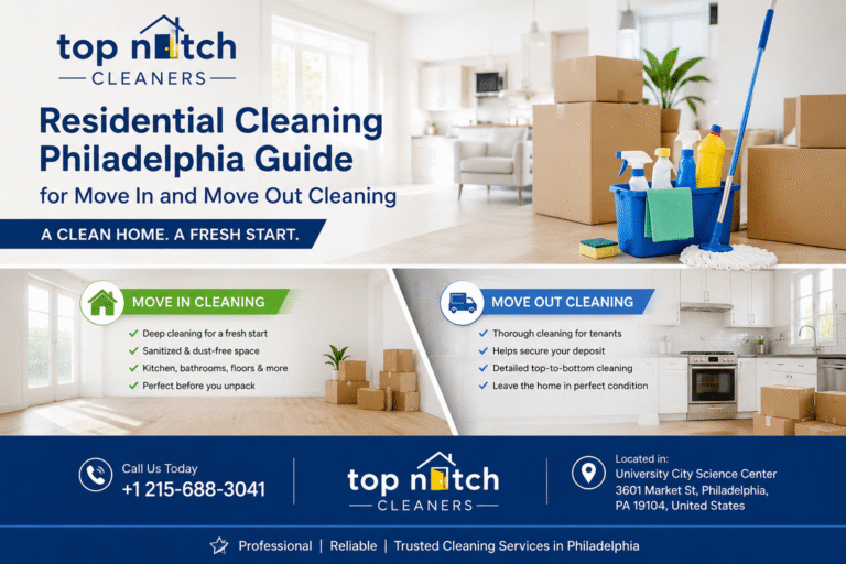 Residential Cleaning Philadelphia Guide for Move In and Move Out Cleaning