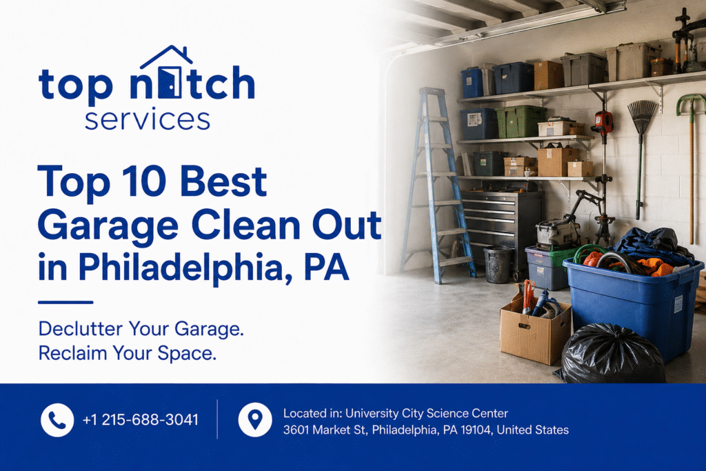 Garage cleaning, Philadelphia