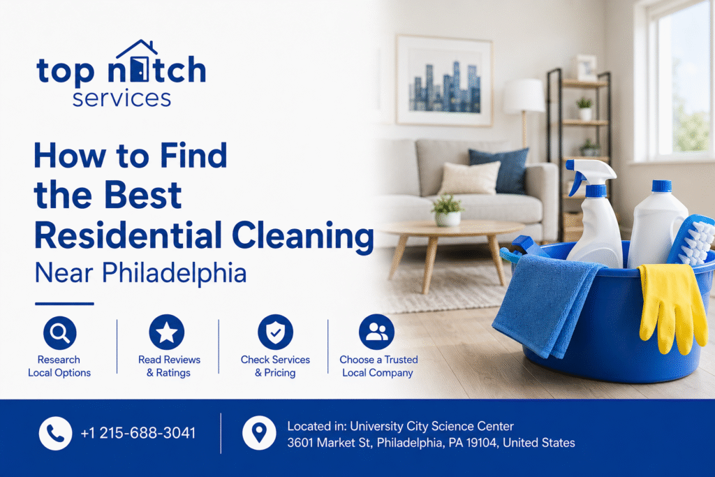 Residential cleaning near Philadelphia