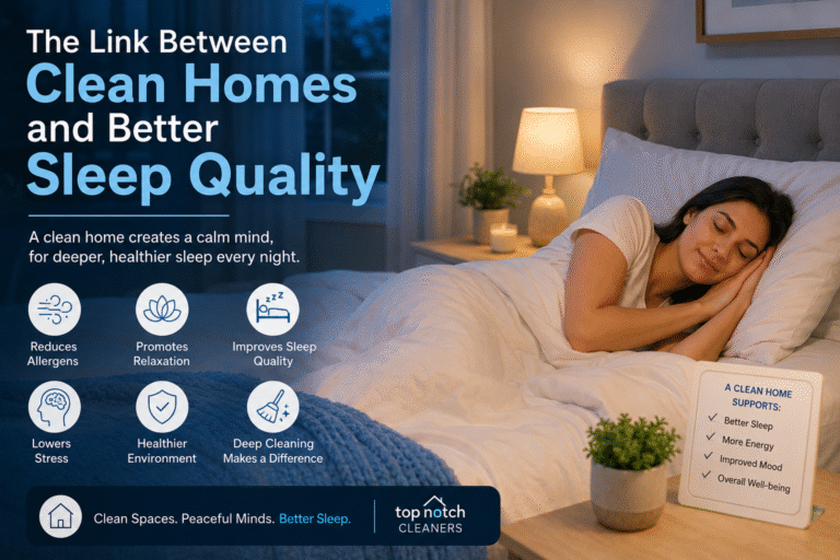 The Link Between Clean Homes and Better Sleep Quality